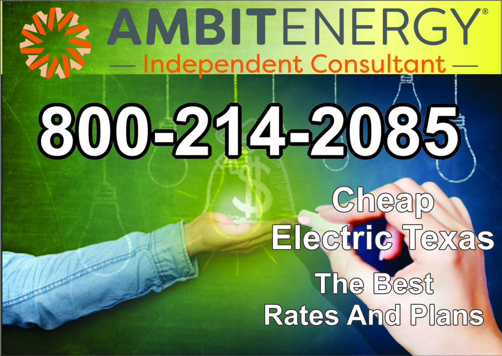 Free electricity service texas  the best rates and plans in all the market, only with Ambit Energy call us 8002142085