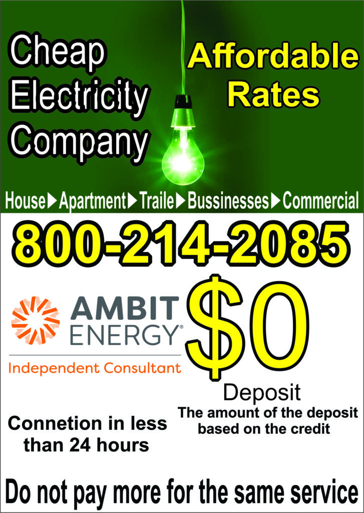 Electric company texas, we have the best rates and plans in all the market, call us 8002142085