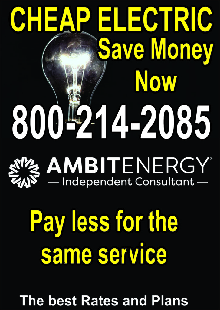 Servicio de electricidad Ambit Energy, pasate con los precios mas bajos de todo el mercado , llamanos al 8002142085