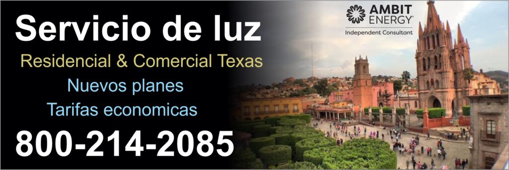 Ambit Energy Electricidad Residencial Mesquite Tx | 8002142085 tu electricidad residencial en todo texas, contamos con una de las mejores tarifas en todo el mercado , llamanos para poderte ayudar con tu servicio de luz el mismo dia.